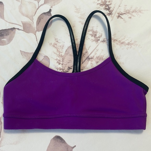 Lululemon Flow Y Bra IV in Tender Violet - Picture 7 of 9